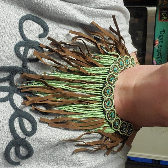 Handcrafted Ethnic Necklaces Bracelets Keychain Seed Bead Native Ethnic Navajo 9 - Picture 14 of 16